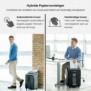 Fellowes AutoMax 100M, Découpage en particules, 22 cm, 4 x 10 mm, 23 L, 175 feuilles, 4 roue