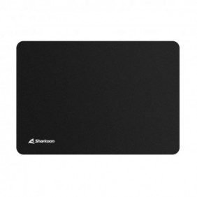 Sharkoon 1337 V2 Gaming Mat M, Noir, Monochromatique, Base antidérapante, Tapis de souris de jeu