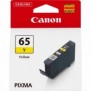 Canon Cartouche d'encre jaune CLI-65Y, Encre à colorant, 12,6 ml, 295 pages, 1 pièce, Paquet unique