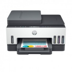 HP Smart Tank 7305 Sans fil All-in-One Couleur Imprimante, Impression recto-verso copieur, scanner, A jet d'encre thermique, Impression couleur, 4800 x 1200 DPI, A4, Impression directe, Gris
