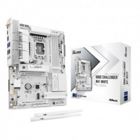 ASRock B860 Challenger WiFi White, Intel, LGA 1851 Socket V1, Intel Core Ultra Series 2, LGA 1851, DDR5-SDRAM, 256 Go