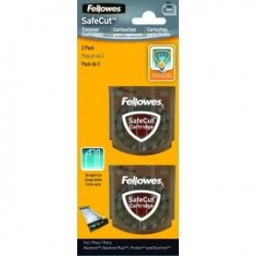 Fellowes Kit de 2 lames SafeCut coupe droite, Lame de rechange, Transparent, 35 mm, 10 mm, 35 mm, 2 pièce