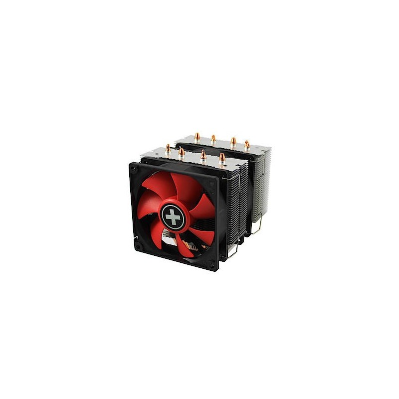 Xilence XC044, Refroidisseur, 9,2 cm, 600 trmin, 2200 trmin, Noir, Rouge