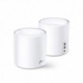 TP-LINK Deco X20 2-pack, Blanc, Interne, Système maillé, Énergie, FCC: 30 dBm, CE: 20 dBm 2.4 GHz, 23 dBm 5 GHz, Bi-bande 2,4 GHz 5 GHz