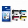 Brother LC424VAL - Pack de 4 cartouches d'encre transparentes, Noir, Cyan, Magenta, Jaune, 4 pièce, 750 pages, 750 pages, Multi pack