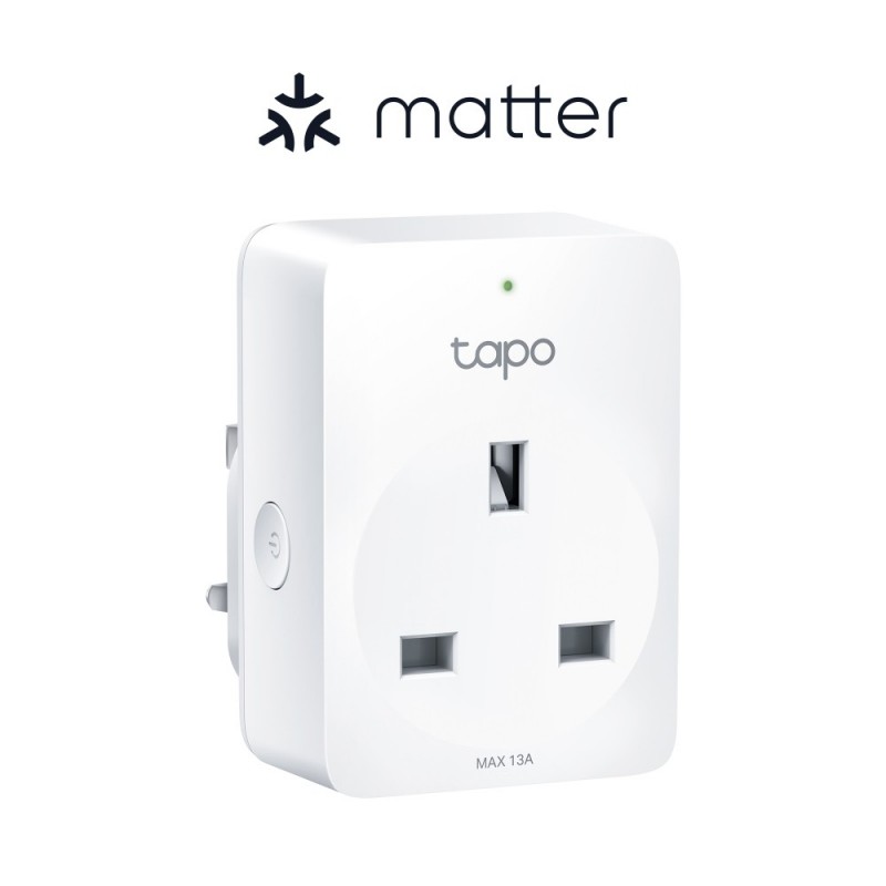 TP-LINK Tapo P110M, Intérieure, Blanc, Polycarbonate , RoHS, UKCA, CE, Sans fil, Bluetooth Wi-Fi