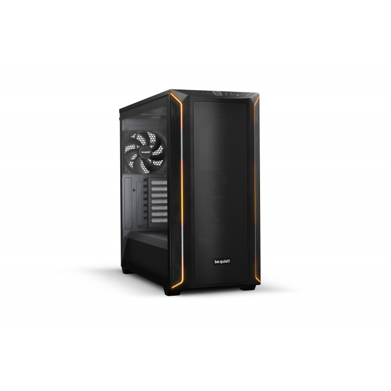 Be Quiet! Shadow Base 800 Noir | Boîtier PC ARGB vitré, Mini ITX Micro ATX ATX E-ATX, 3 ventilateurs Pure Wings 3 140 mm PWM, Midi Tower, PC, Noir, ATX, EATX, micro ATX, Mini-ITX, Acrylonitrile-Butadiène-Styrène , Acier, Verre trempé, Multi