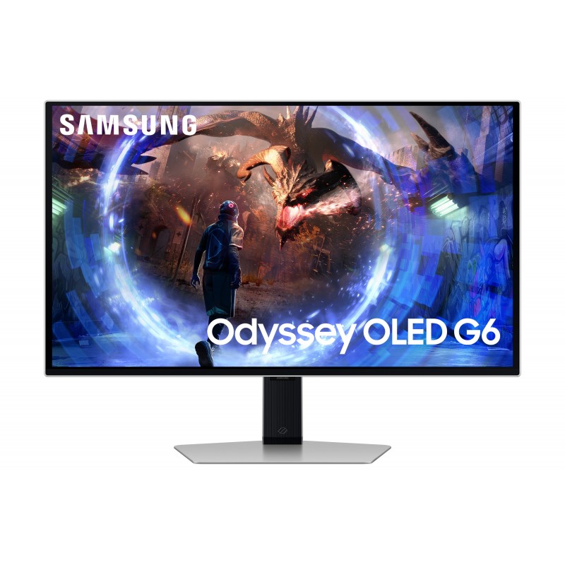 Samsung G60SD, 68,6 cm 27", 2560 x 1440 pixels, Quad HD, OLED, 0,03 ms, Argent