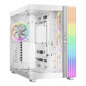 Be Quiet! Light Base 900 FX Blanc | Boîtier PC ARGB vitré, Mini ITX Micro ATX ATX E-ATX XL-ATX, 4 ventilateurs Light Wings 140 mm PWM, Full Tower, PC, Blanc, ATX, EATX, micro ATX, Mini-ITX, XL-ATX, Acrylonitrile-Butadiène-Styrène , Verre, SGCC, Jouer