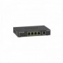 Netgear GS305Pv3, Non-géré, Gigabit Ethernet 101001000, Full duplex, Connexion Ethernet, supportant l'alimentation via ce port , Montage mural