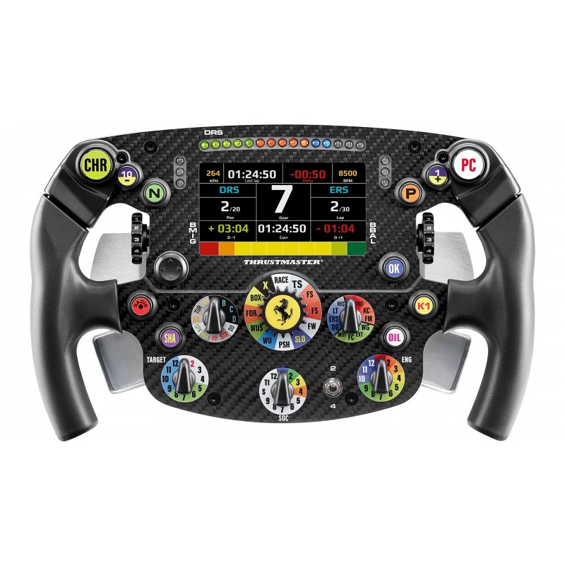 ThrustMaster Formula Wheel Add-On Ferrari SF-25 Edition, Roue de course, Noir, 10,9 cm 4.3", 280 mm, 120 mm, 170 mm