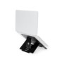 R-Go Tools Support pour ordinateur portable R-Go Riser, pliable, ergonomique et réglable, aluminium Hylite, noir, Noir, Aluminium, 25,4 cm 10", 55,9 cm 22", 5 kg, 135 - 220 mm