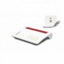 AVM Box 7530 AX, Wi-Fi 6 802.11ax, Bi-bande 2,4 GHz 5 GHz, EthernetLAN, ADSL, Gris, Rouge, Blanc, Routeur