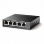 TP-LINK TL-SG1005LP, Non-géré, Gigabit Ethernet 101001000, Connexion Ethernet, supportant l'alimentation via ce port , Montage mural