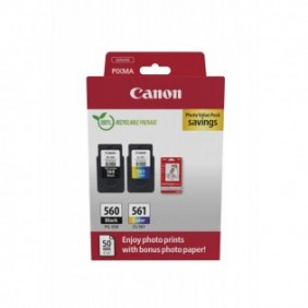Canon 3713C008, Noir, Cyan, Magenta, Jaune, 2 pièce, Pack de valeur de photo