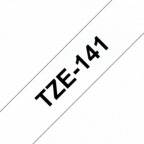Brother TZE-141, Noir sur transparent, TZe, Thermique directe, Philippines, 5 année, Brother