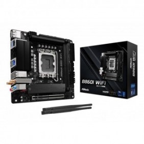 ASRock B860I WiFi, Intel, LGA 1851 Socket V1, DDR5-SDRAM, 128 Go, DIMM, Double canal