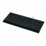 Logitech K280E Pro f Business, Taille réelle 100 %, Avec fil, USB, QWERTY, Noir