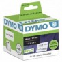 Dymo LW grandes étiquettes autocollantes authentiques pour expéditions et badges nominatifs | 54 mm x 101 mm | rouleau de 220 étiquettes faciles à décoller | pour les étiqueteuses LabelWriter, Blanc, Imprimante d'étiquette adhésive, Papier