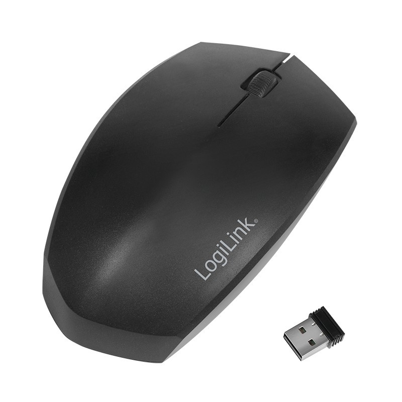 LogiLink ID0191, Optique, Bluetooth, 1200 DPI, Noir