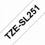 Brother TZESL251, Noir sur blanc, Chine, 5 année, Brother, PTE500, PTE550W, PTE800W, PTP750WVP, PTP900, PTP900W, PTP950NW P-touch EDGE, 2,4 cm