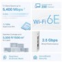 TP-LINK Deco XE75 Pro 2-pack, Blanc, Interne, Système maillé, 500 m², FCC: 30 dBm 2.4 GHz, 30 dBm 5 GHz, 30 dBm 6 GHz, CE: 20 dBm 2.4 GHz, 23 dBm 5 GHz,..., Tri-bande 2,4 GHz 5 GHz 6 GHz