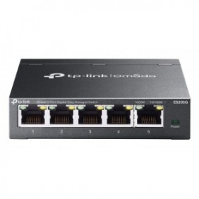 TP-LINK Omada ES205G, Géré, Gigabit Ethernet 101001000, Montage mural