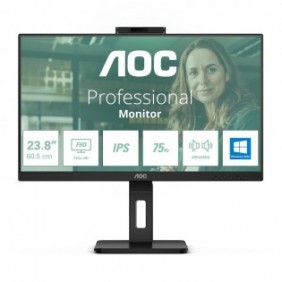 AOC 24P3CW, 60,5 cm 23.8", 1920 x 1080 pixels, Full HD, LED, 4 ms, Noir