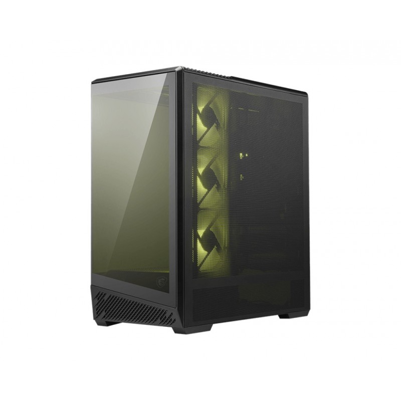 MSI MAG PANO 130R PZ, Midi Tower, PC, Noir, ATX, micro ATX, Mini-ATX, Métal, Gaming
