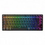 Cherry XTRFY K33 Compact Wireless, Sans fil, USB + RF Wireless + Bluetooth, Mem-chanical key switch, QWERTZ, LED RGB, Noir