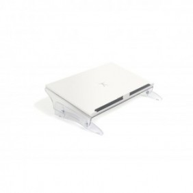 Bakker FlexDesk 630 Document HolderWriting Slope, Acrylique, Plastique, Caoutchouc, Acier, 110 - 180 mm, Transparent, Blanc, 515 mm, 380 mm, 5 mm