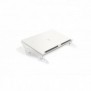 Bakker FlexDesk 630 Document HolderWriting Slope, Acrylique, Plastique, Caoutchouc, Acier, 110 - 180 mm, Transparent, Blanc, 515 mm, 380 mm, 5 mm