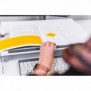 Bakker FlexDesk 630 Document HolderWriting Slope, Acrylique, Plastique, Caoutchouc, Acier, 110 - 180 mm, Transparent, Blanc, 515 mm, 380 mm, 5 mm