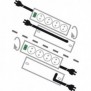 Brennenstuhl 1153300467, 7 sortie CA, Type F, 230 V, 16 A, 3500 W, Type F