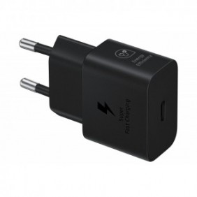 Samsung Schnellladegerät T2510 USB-C 25W mit Datenkabel Black