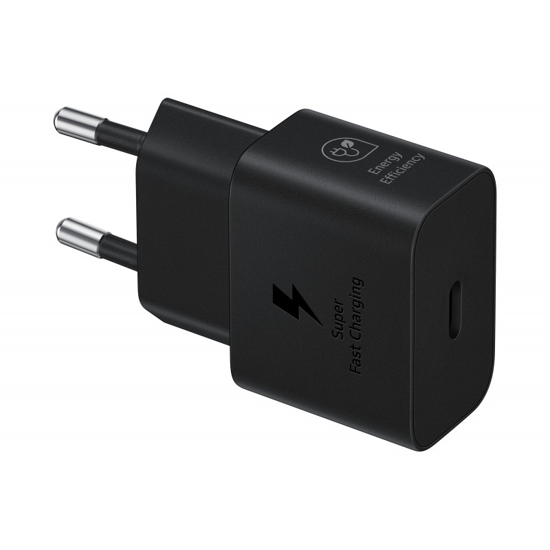 Samsung Schnellladegerät T2510 USB-C 25W mit Datenkabel Black