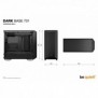 Be Quiet! Dark Base 701 Noir | Boîtier PC ARGB vitré, Mini ITX Micro ATX ATX E-ATX XL-ATX, 3 ventilateurs Silent Wings 4 140 mm PWM high-speed, Midi Tower, PC, Noir, ATX, EATX, micro ATX, Mini-ITX, Acrylonitrile-Butadiène-Styrène , Verre, Acier, Multi