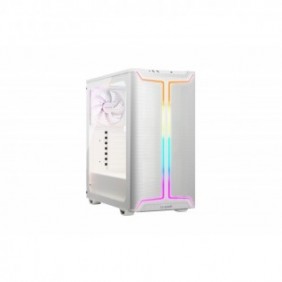 Be Quiet! Pure Base 501 Blanc | Boîtier PC vitré, Mini ATX Micro ATX ATX, 3 ventilateurs Pure Wings 3 140 mm PWM, bande ARGB, Midi Tower, PC, Blanc, ATX, micro ATX, Mini-ATX, Acrylonitrile-Butadiène-Styrène , Verre, Acier, Multi