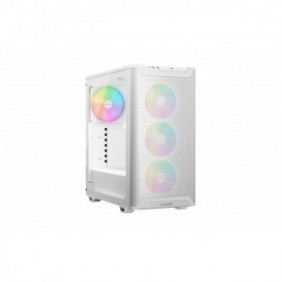 Be Quiet! Pure Base 501 Blanc | Boîtier PC vitré, Mini ATX Micro ATX ATX, 4 ventilateurs Light Wings LX PWM, ARGB, Midi Tower, PC, Blanc, ATX, micro ATX, Mini-ATX, Acrylonitrile-Butadiène-Styrène , Verre, Acier, Multi