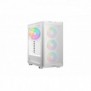 Be Quiet! Pure Base 501 Blanc | Boîtier PC vitré, Mini ATX Micro ATX ATX, 4 ventilateurs Light Wings LX PWM, ARGB, Midi Tower, PC, Blanc, ATX, micro ATX, Mini-ATX, Acrylonitrile-Butadiène-Styrène , Verre, Acier, Multi