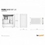 Be Quiet! Pure Base 501 Blanc | Boîtier PC vitré, Mini ATX Micro ATX ATX, 4 ventilateurs Light Wings LX PWM, ARGB, Midi Tower, PC, Blanc, ATX, micro ATX, Mini-ATX, Acrylonitrile-Butadiène-Styrène , Verre, Acier, Multi