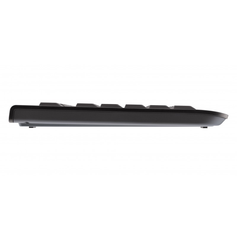 Cherry KC 1000, Taille réelle 100 %, Avec fil, USB, QWERTY, Noir