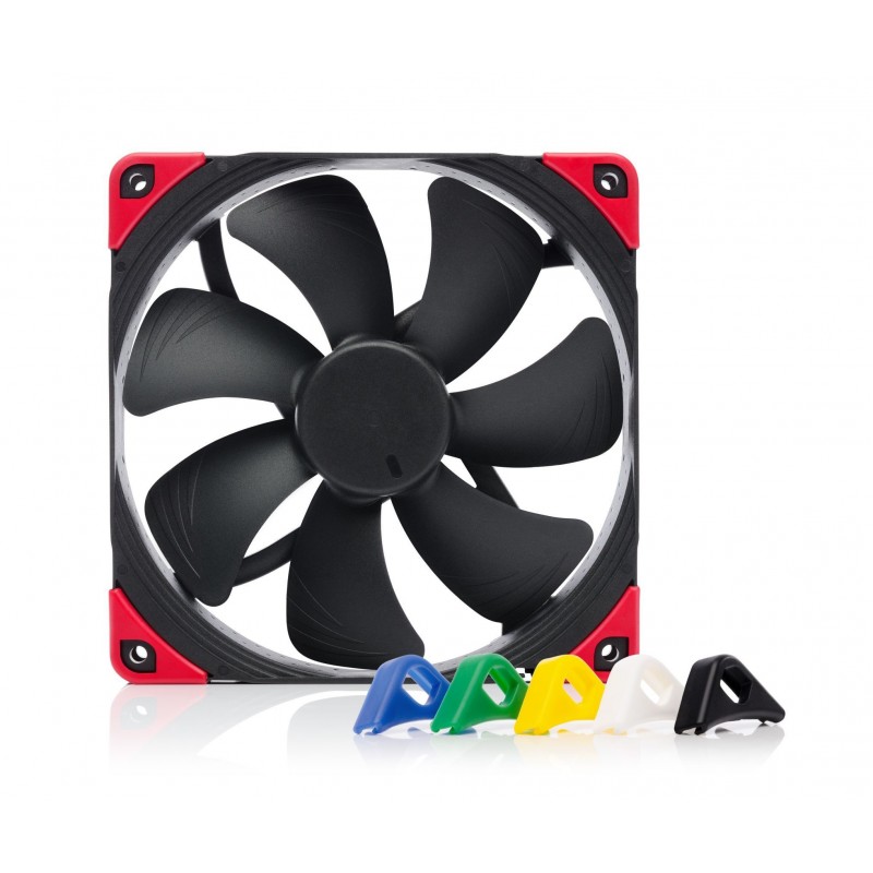 Noctua NF-A14 PWM chromax.black.swap, Ventilateur, 14 cm, 300 trmin, 1500 trmin, 140,2 m³h, Noir