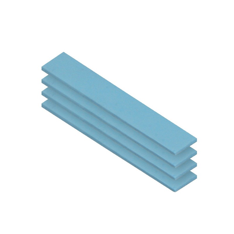 Arctic TP-3, Pad thermique, Bleu, 120 mm, 20 mm, 0,5 mm, 4 pièce