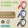 Dymo Ruban de Marquage 3D Authentique | 9 mm x 3 m | impression en blanc sur fond noir | autocollantes | Lot de 3 Étiquettes de marquage en vinyle, Belgique, 3 m, 3 pièce, 89 mm, 105 mm, 50 mm