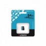 Kingston Carte microSDXC Canvas Go Plus Gen4 200R A2 U3 de 64 Go, pack unique sans ADP, 64 Go, MicroSD, Classe 10, UHS-I, 200 Mos, 100 Mos