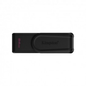 Kingston DataTraveler 64GB Portable USB 3.2 Gen 1 Exodia S NoirNoir, 64 Go, USB Type-A, 3.2 Gen 1 3.1 Gen 1, Pivotant, 8,32 g, Noir