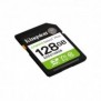 Kingston 128 Go SDXC Canvas Select Plus Gen3 150 Mos C10 UHS-I U1 V10, 128 Go, SD, Classe 10, UHS-I, 150 Mos, Class 1