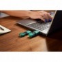 Kingston DataTraveler 256 Go USB-A + USB-C 3.2 Gen 1 DuoG2, 256 Go, USB Type-A USB Type-C, 3.2 Gen 1 3.1 Gen 1, Autres, 10 g, Noir, Vert