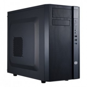 Cooler Master N200, Mini Tower, PC, Noir, micro ATX, Mini-ITX, Plastique, Acier, maisonbureau